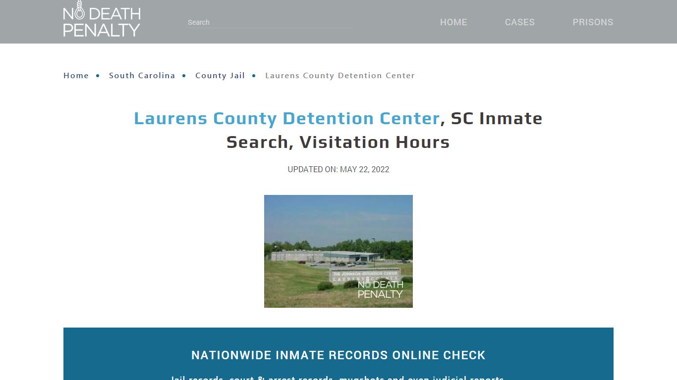 Laurens County Detention Center, SC Inmate Search ...